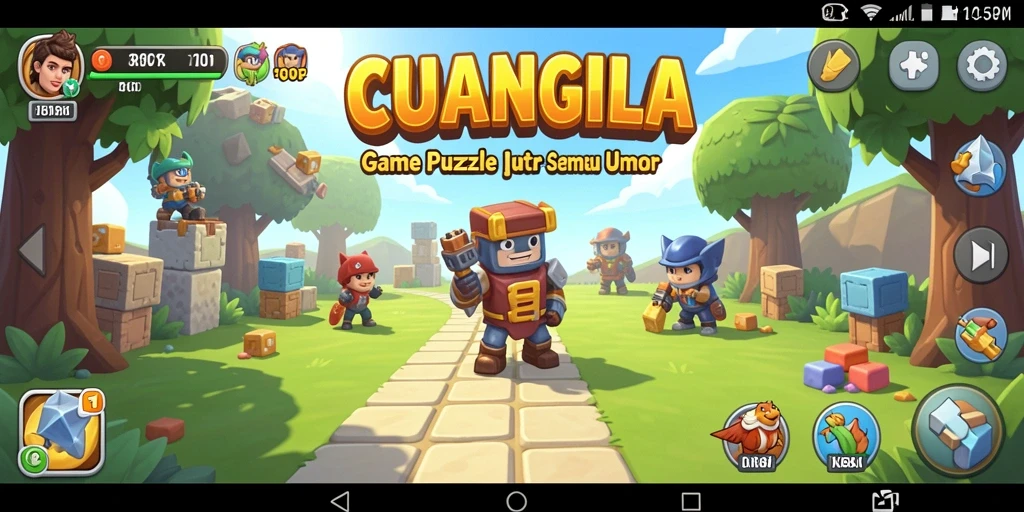 Tampilan gameplay seru dari CUANGILA yang menantang.