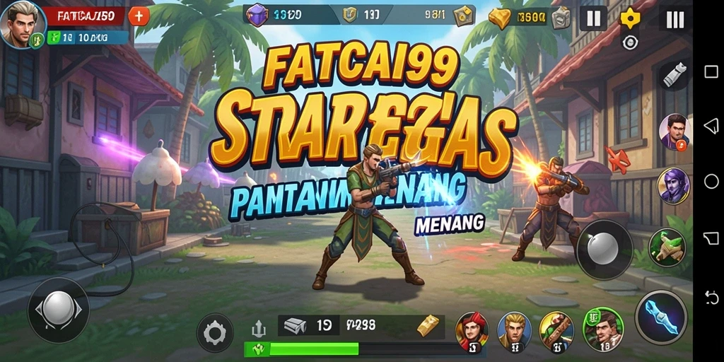 Screenshot menampilkan aksi menegangkan dalam gameplay FATCAI99.