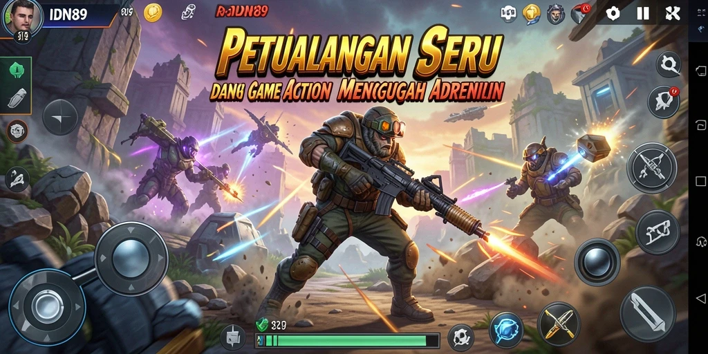 Tampilan seru gameplay <strong>IDN89</strong> dalam aksi menegangkan.