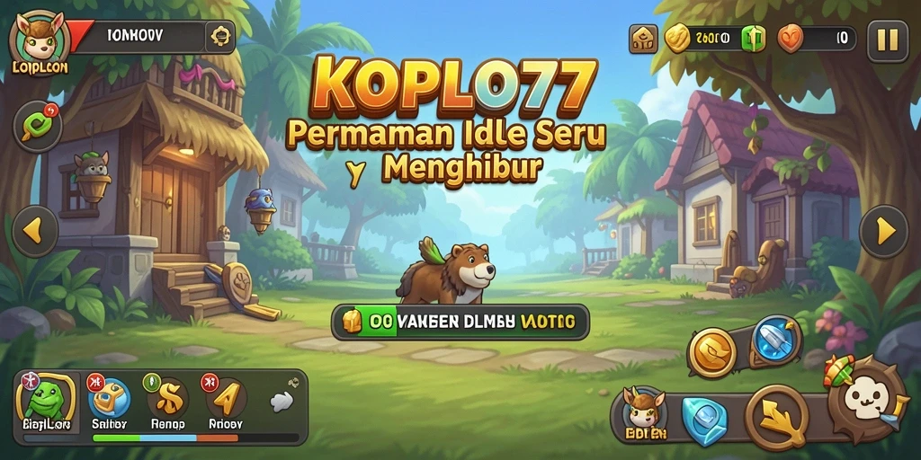 Tampilan gameplay KOPLO77 yang menarik dan penuh warna.