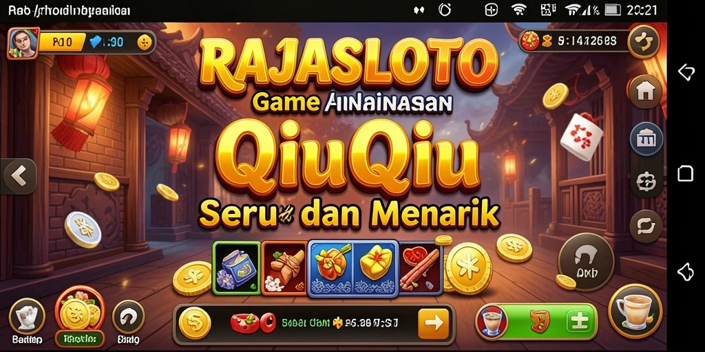 Tampilan gameplay QiuQiu yang menarik di RAJASLOTO.