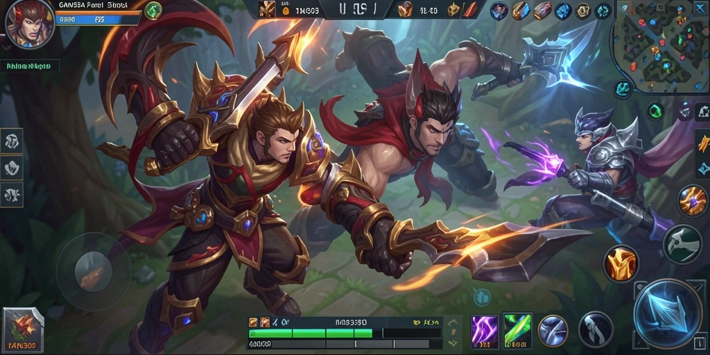 Tampilan seru dari gameplay RANS303 yang penuh strategi.