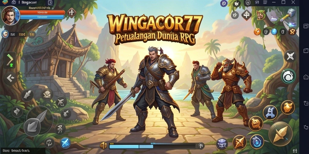 Tampilan gameplay yang menarik di WINGACOR77 dengan pertarungan epik.